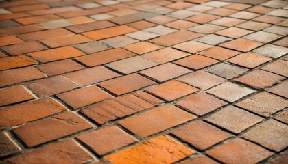 background of orange floor tiles