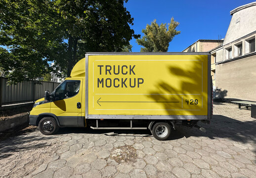 Box Truck Mockup