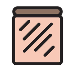 Breakfast Carb Food Meal Morning Toast Filled Outline Icon