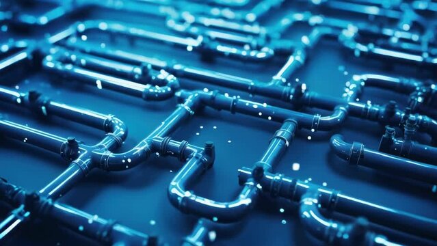 A bunch of pipes that are connected to each other. Suitable for industrial, construction, and plumbing themes.