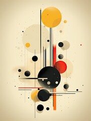Graffiti Wall Art, Abstract Gradient Geometric Shapes Watercolor Painting Background and Wallpaper