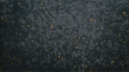 A black background with rusted orange spots and scratches - obrazy, fototapety, plakaty