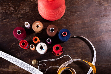 work tools of a tailoring studio, Italian tailor