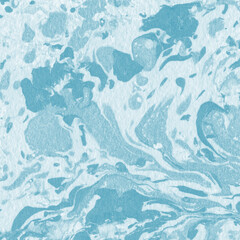 Blue ink marble background