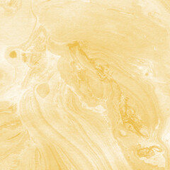 Gold ink marble fluid background