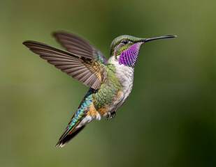hummingbird in flight