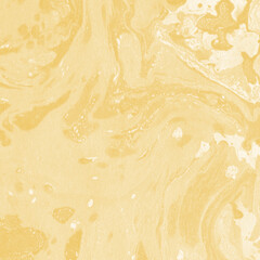Gold ink marble fluid background