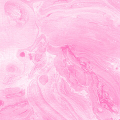 Pink ink marble fluid background