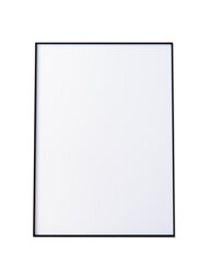Frame mock up isolated on white background, 3d render