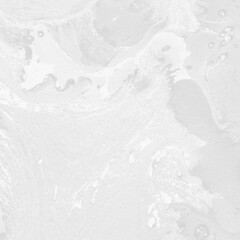 Silver ink marble fluid background