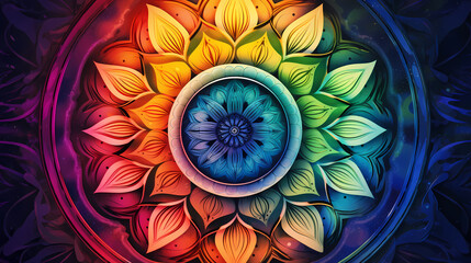 Mandala background, mandala floral design