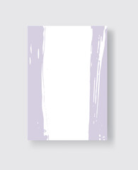 Abstract ink brush banners with grunge effect