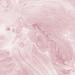 Pink gold ink marble fluid background