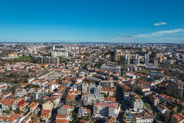 Urban Symphony: A Gracious Tapestry of Towers and Streets Unveiled From the Skies
