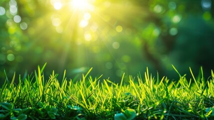 natural sun rays sun light moving grass