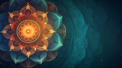 Mandala, the mysterious and charming beauty of flowers