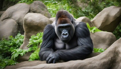 Photo of gorilla, wild photography
