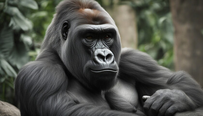 Photo of gorilla, wild photography