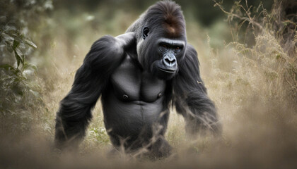 Photo of gorilla, wild photography