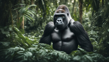 Photo of gorilla, wild photography