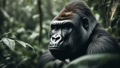 Photo of gorilla, wild photography