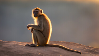 Photo of a monkey, wild photography