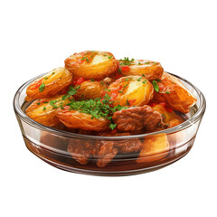chicken with vegetables, png