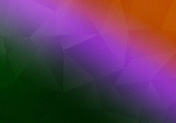 Bright grainy gradient  in polygonal style