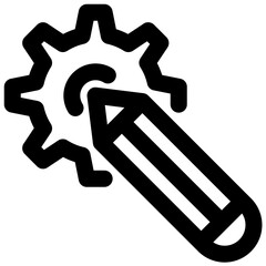 project vector outline icon