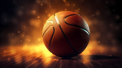 Basketball in the background, perfect for sports banners and graphics