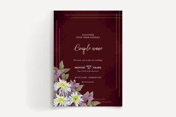 Save the date wedding invitation templates