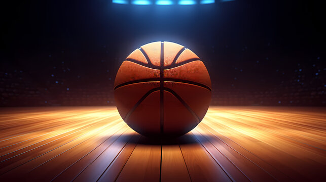 Basketball sport, basketball background close-up detail