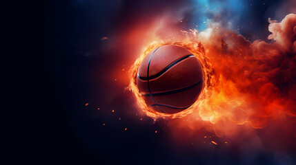 Fototapeta premium Basketball sport, basketball background close-up detail