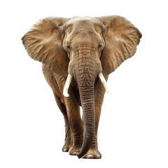 elephant isolated on a white background with clipping path.