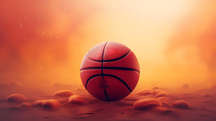 Fototapeta premium Basketball sport, basketball background close-up detail