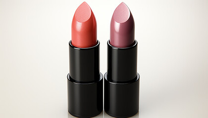 Glamourous women showcase vibrant beauty with shiny, multi colored make up generated by AI