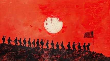 Greeting Card and Banner Design for South Korea Independence Movement Day Background