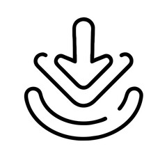 Download arow, download icon, download button, downloading, download vector.