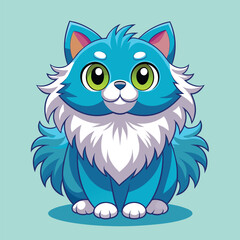 Fototapeta premium Persians cute pet vector EPS