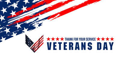 Happy Veterans Day United States of America background vector illustration , Honoring all who served