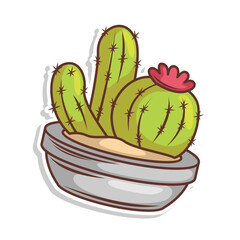 cactus doodle art illustration design