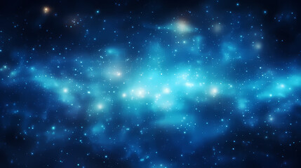 Obraz premium Digital technology hexagon cyber security concept, blue technology background