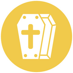 Obraz premium Coffin Icon