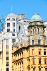 Fototapeta premium Cityscape of central Manchester, UK