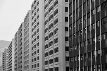 Obraz premium Skyscrapers in Kowloon, Hong Kong