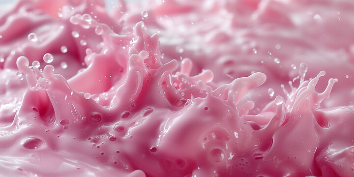 Pink Textured Splash, Abstract Design