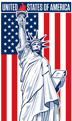 
Statue of Liberty. New York landmark and symbol of Freedom and Democracy.
- 737230331