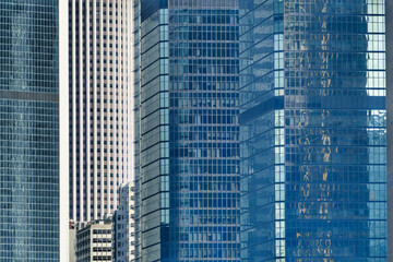 Fototapeta na wymiar Skyscrapers on Hong Kong Island