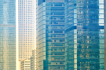 Fototapeta premium Skyscrapers on Hong Kong Island