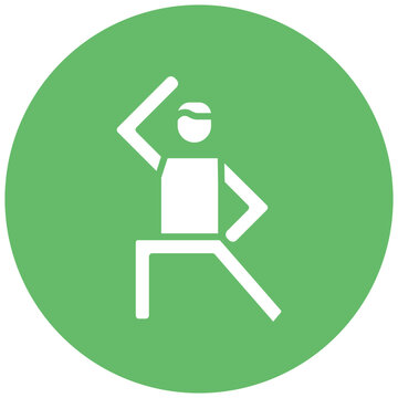 recommend clip art: Aerobics Stand Icon